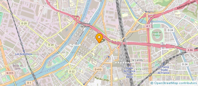 localisation de l'entreprise LA DOUCEUR DU CINEMA à SAINT-DENIS