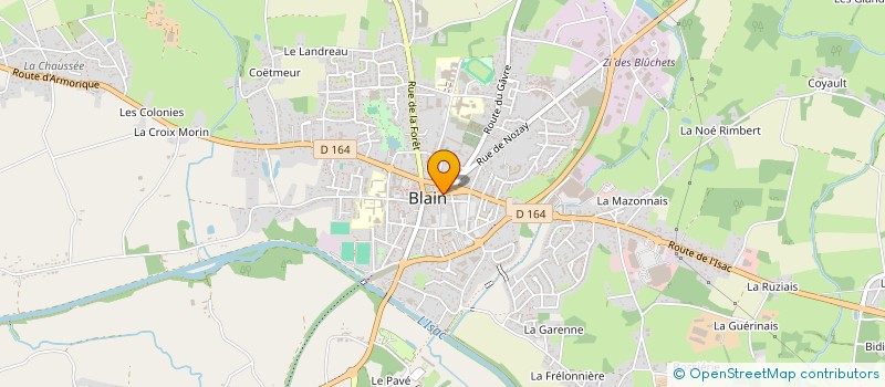 localisation de l'entreprise LA DOUCEUR DU VIN à BLAIN