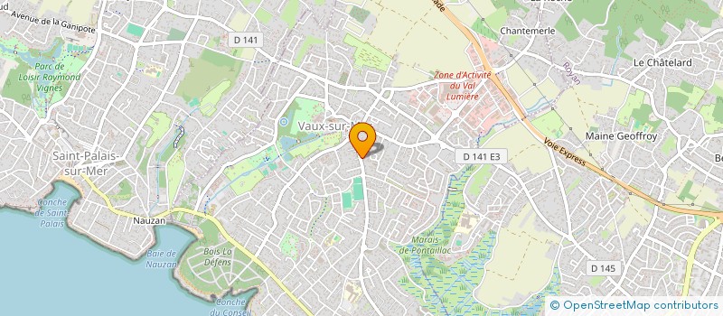 localisation de l'entreprise LA DOUGLASIA  VAUX-SUR-MER