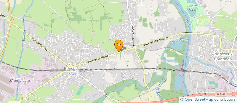 localisation de l'entreprise LA DOUMETTE PROD  BONSON