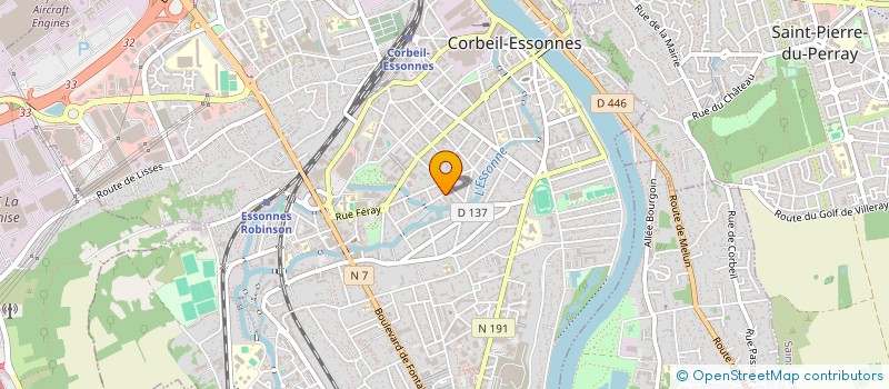 localisation de l'entreprise LA DOUZAINE à CORBEIL-ESSONNES
