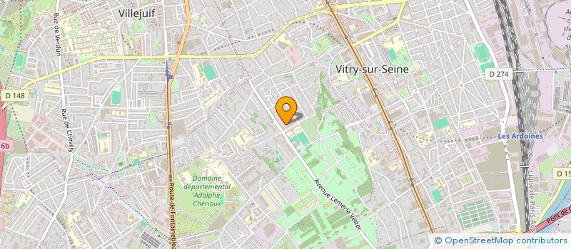 localisation de l'entreprise LA DOZE VSS à VITRY-SUR-SEINE