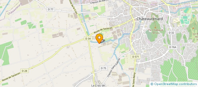 localisation de l'entreprise LA DRAGONNE à CHATEAURENARD