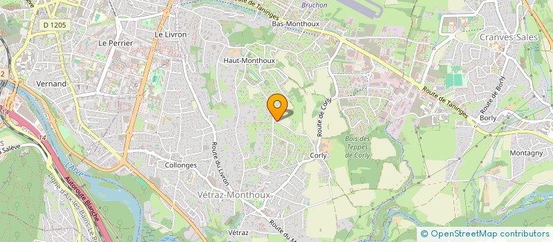 localisation de l'entreprise LA DRAILLE  VETRAZ-MONTHOUX