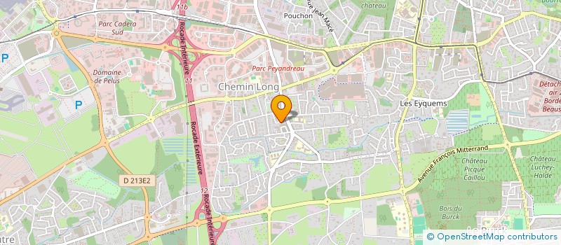 localisation de l'entreprise LA DRIVE  MERIGNAC