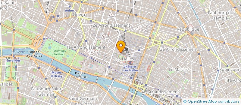 localisation de l'entreprise LA DROGUERIE à PARIS