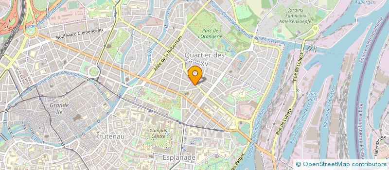 localisation de l'entreprise LA DROGUERIE STRASBOURGEOISE à STRASBOURG
