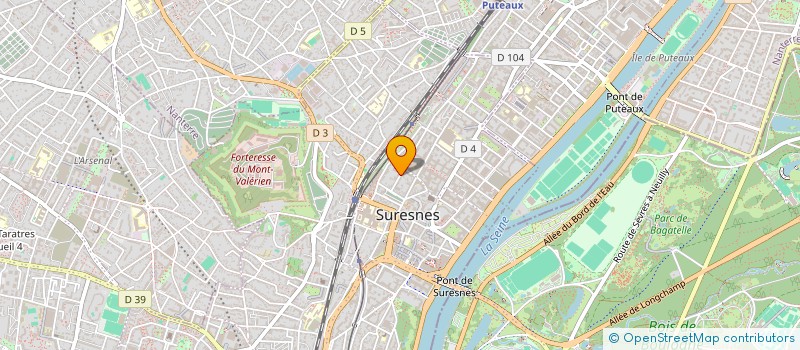 localisation de l'entreprise LA DROMANDIE à SURESNES
