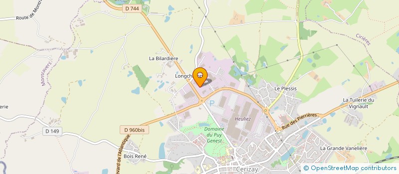 localisation de l'entreprise LA DROME à BRETIGNOLLES