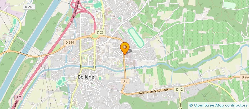 localisation de l'entreprise LA DROMOISE  BOLLENE