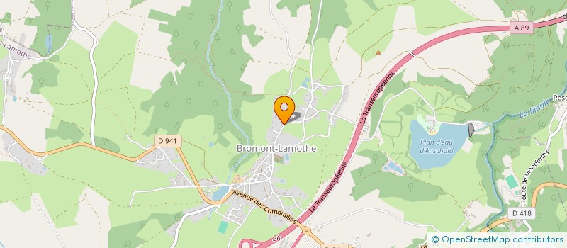 localisation de l'entreprise LA DRULHE  BROMONT-LAMOTHE