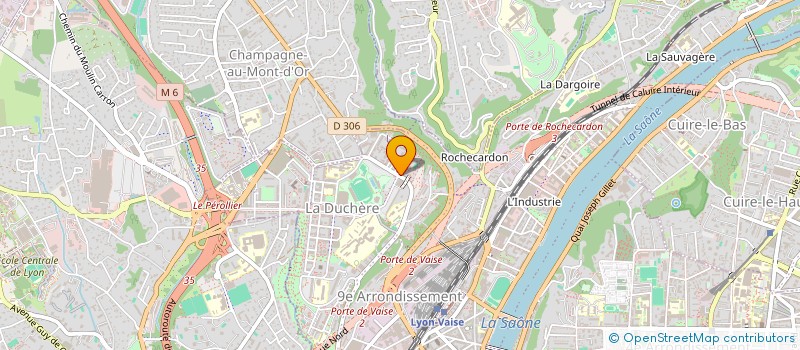 localisation de l'entreprise LA DUCHERE PRODUCTIONS  LYON