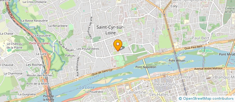 localisation de l'entreprise LA DUCHESSE  SAINT-CYR-SUR-LOIRE
