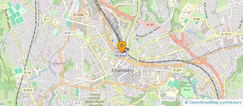 localisation de l'entreprise LA DUCHESSE DE MAZARIN à CHAMBERY