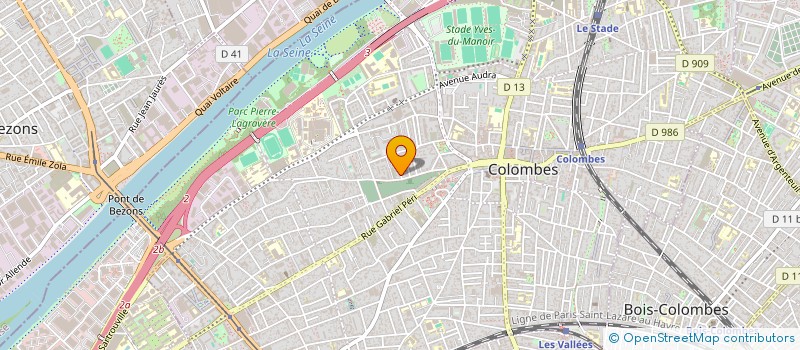 localisation de l'entreprise LA DUMAINERIE à COLOMBES