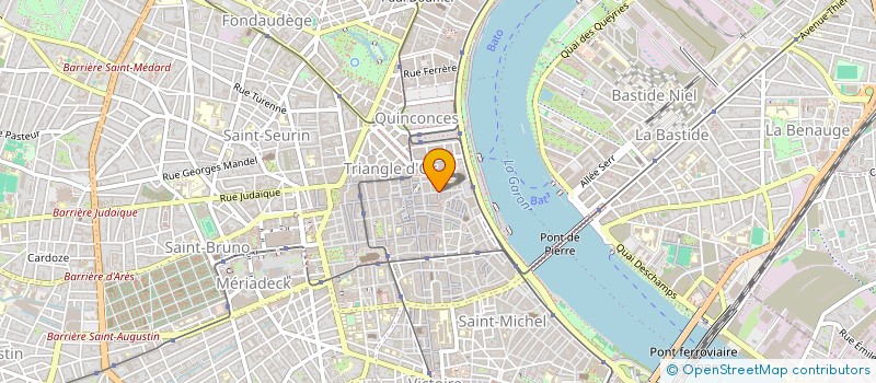 localisation de l'entreprise LA DUME à BORDEAUX