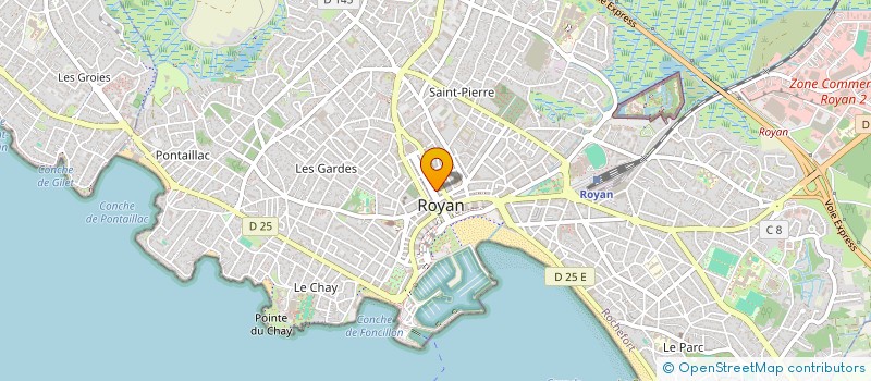 localisation de l'entreprise LA DUNAMIS à ROYAN