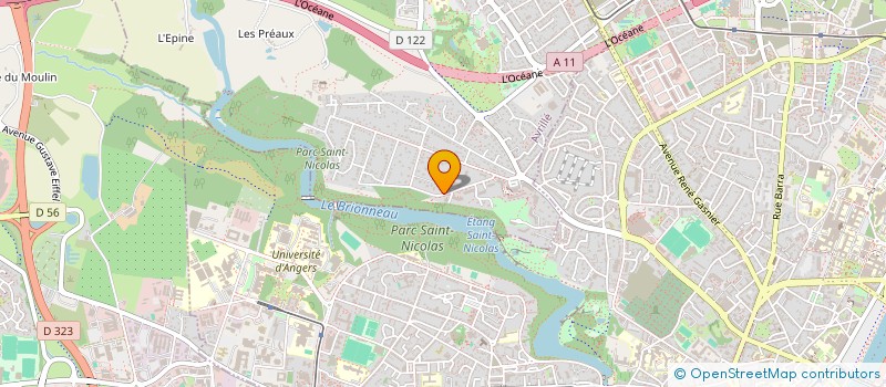 localisation de l'entreprise LA DUNE à AVRILLE