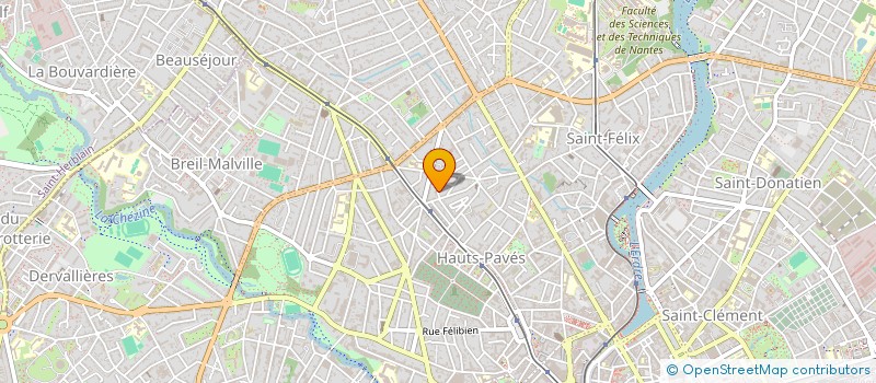 localisation de l'entreprise LA DUNE à NANTES