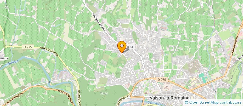 localisation de l'entreprise LA DUNIERE  VAISON-LA-ROMAINE