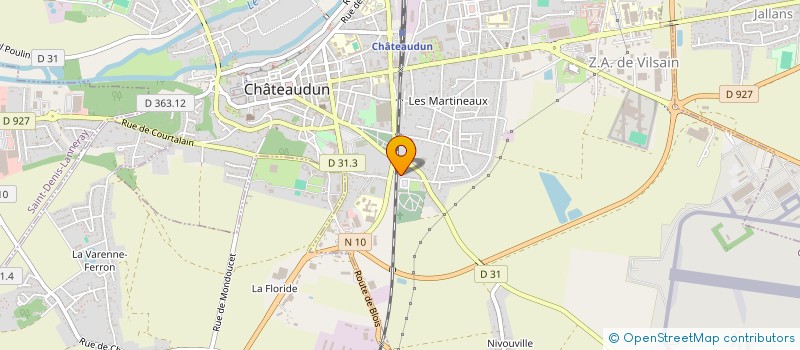 localisation de l'entreprise LA DUNOISE à CHATEAUDUN