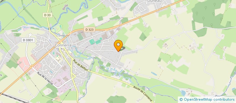 localisation de l'entreprise LA DUNOISE  DUNEAU