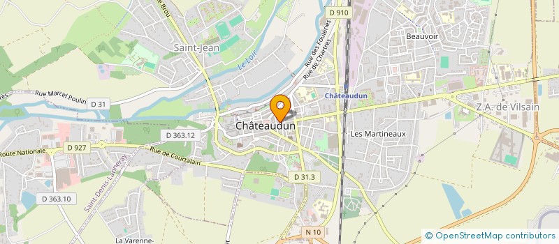 localisation de l'entreprise LA DUNOISE DE NOS AINES à CHATEAUDUN