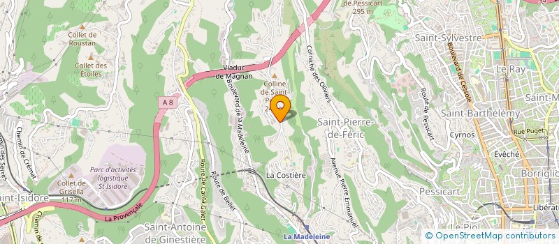 localisation de l'entreprise LA DURANCE  NICE