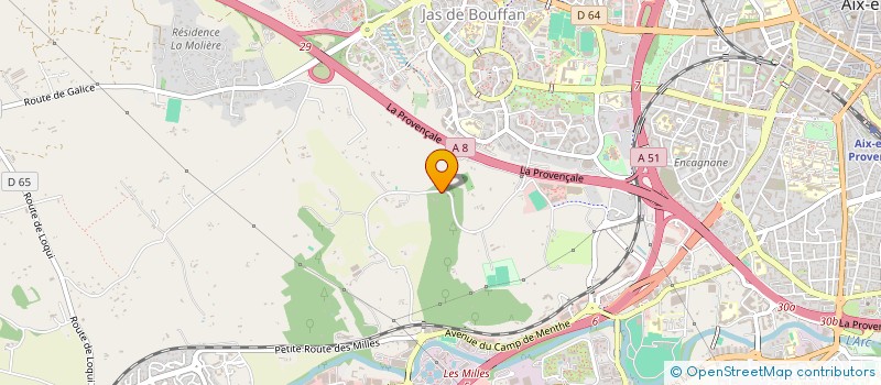 localisation de l'entreprise LA DURANNE à AIX-EN-PROVENCE