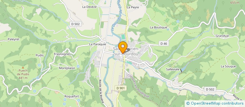 localisation de l'entreprise LA DUREE DOUCE à CONQUES-EN-ROUERGUE