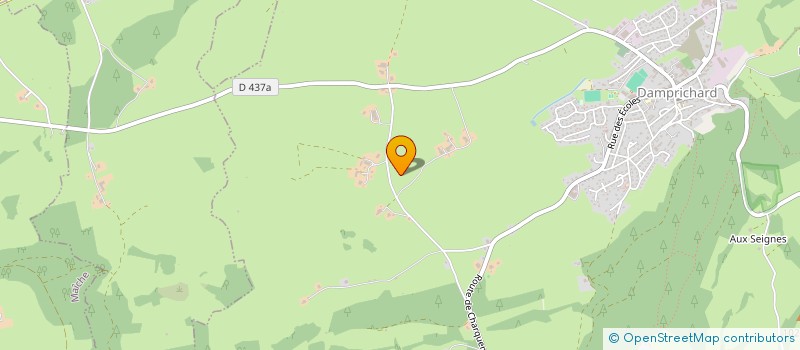 localisation de l'entreprise LA DYNAMIQUE AGRONOMIQUE  DAMPRICHARD