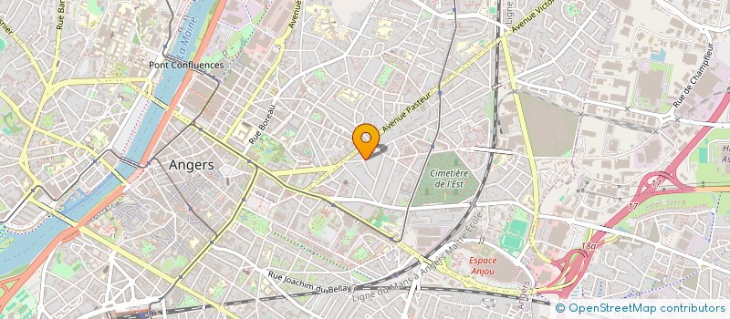 localisation de l'entreprise LA DYNAMISANTE COMPAGNIE à ANGERS