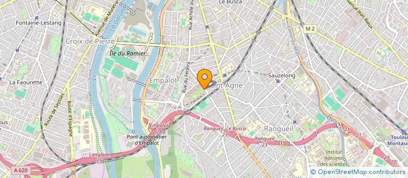 localisation de l'entreprise LA DYNAMO THEATRE  TOULOUSE