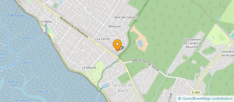 localisation de l'entreprise LA DYNASTIE  ANDERNOS-LES-BAINS