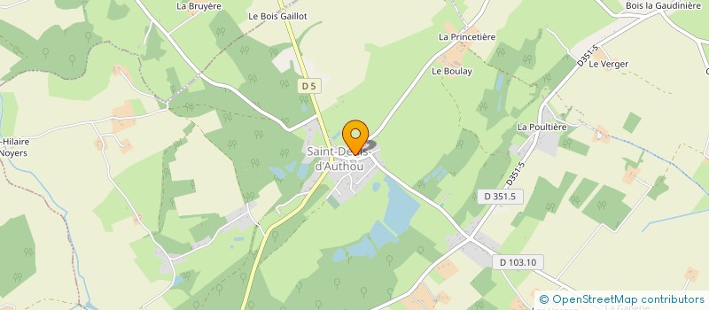 localisation de l'entreprise LA DYONISIENNE à THIRON-GARDAIS