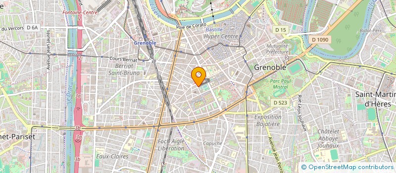 localisation de l'entreprise LA DZUNGLA à GRENOBLE