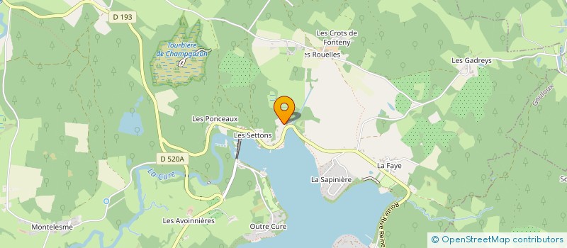 localisation de l'entreprise LA ESTANCIA à MONTSAUCHE-LES-SETTONS