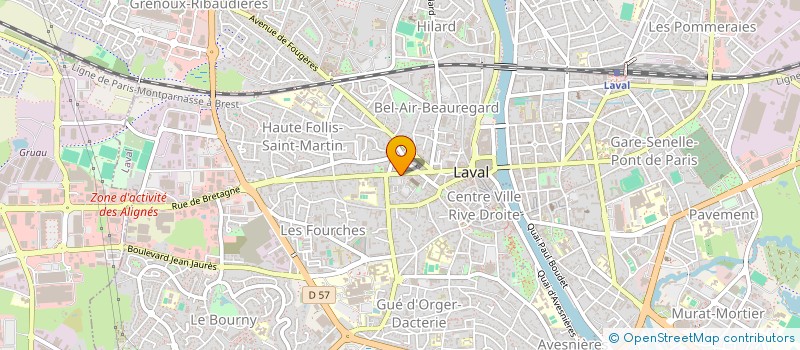 localisation de l'entreprise LA F'POK à LAVAL
