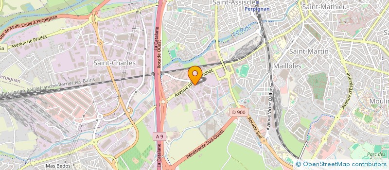 localisation de l'entreprise LA FAB  PERPIGNAN