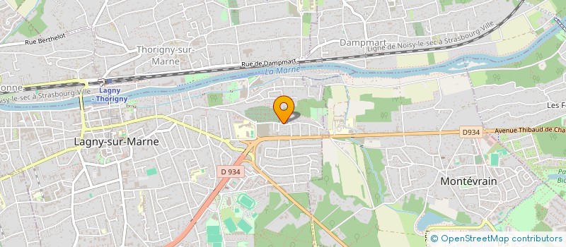 localisation de l'entreprise LA FAB  LAGNY-SUR-MARNE