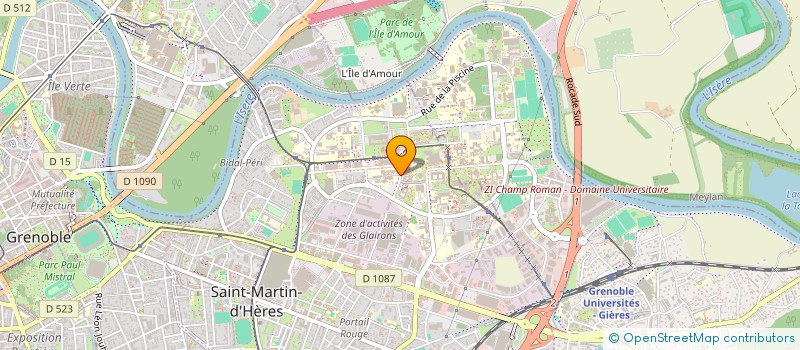 localisation de l'entreprise LA FAB' DES ARTS  SAINT-MARTIN-D'HERES