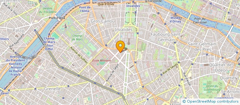 localisation de l'entreprise LA FABE HOLDING  PARIS