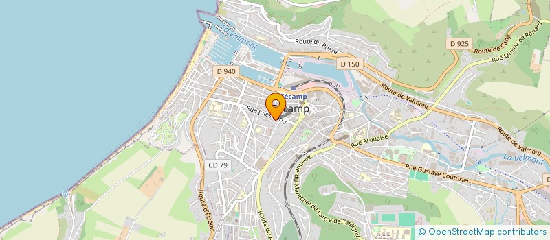 localisation de l'entreprise LA FABELINE  FECAMP