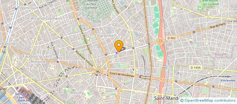 localisation de l'entreprise LA FABRIC  PARIS