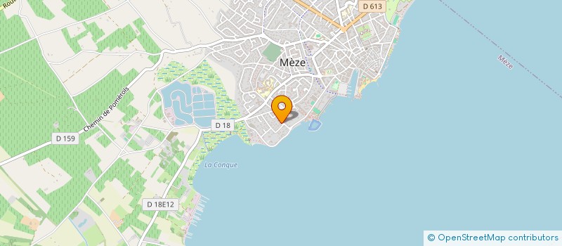 localisation de l'entreprise LA FABRIC à MEZE