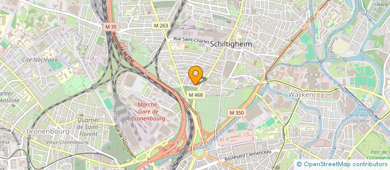 localisation de l'entreprise LA FABRIC  SCHILTIGHEIM