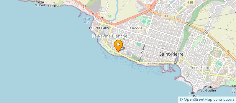 localisation de l'entreprise LA FABRIC DU DIGITAL à SAINT-PIERRE