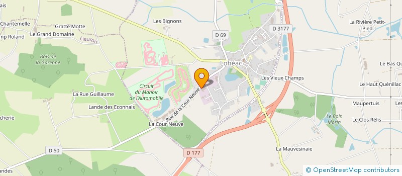 localisation de l'entreprise LA FABRICA  LOHEAC