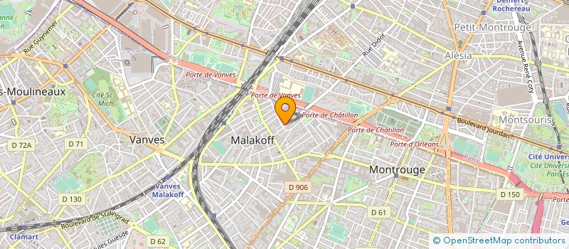 localisation de l'entreprise LA FABRICA'SON  MALAKOFF