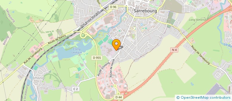 localisation de l'entreprise LA FABRIK  SARREBOURG